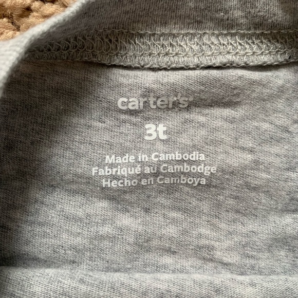 Carter’s Rainbow Striped Toddler Shirt - Picture 3 of 3